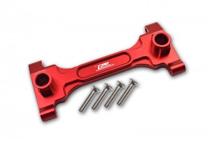 GPM SCX6015R ALUMINUM REAR CHASSIS BRACE AXI251009 AXIAL RACING 1/6 SCX-6 CRAWLER - RED - SCX6015R-R
