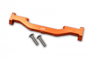 GPM SCX6016 ALUMINUM FRONT LOWER CHASSIS LINK PARTS AXI252013 AXIAL RACING 1/6 SCX-6 CRAWLER - ORANGE - SCX6016-OR