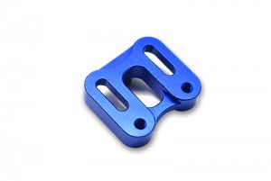 GPM SCX6024 ALUMINUM FRONT KNUCKLE SERVO MOUNT AXIAL RACING 1/6 RC SCX-6 CRAWLER - BLUE - SCX6024-B