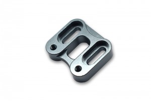 GPM SCX6024 ALUMINUM FRONT KNUCKLE SERVO MOUNT AXIAL RACING 1/6 RC SCX-6 CRAWLER - GUN SILVER - SCX6024-GS
