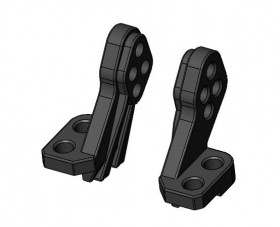 3RACING SAK-D523/A Rear Hub Carrier Ball End Extension FOR 1/10 RC D5S SPORT 1/10 DRIFT CAR - SAK-D523/A