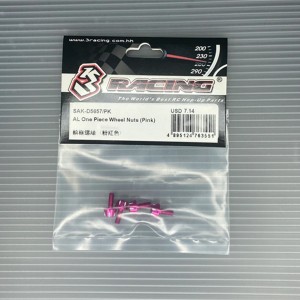 3RACING SAK-D5657 AL One Piece Wheel Nuts - SAK-D5657/PK