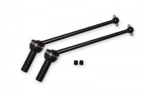 GPM SKE191FS CARBON STEEL FRONT CVD DRIVE SHAFT TEAM CORALLY 1/10 SKETER XL4S MOSTER TRUCK C-00191 - SKE191FS-BK