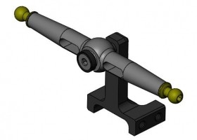 3RACING SAK-D5646 Aluminium Swing Absorber 1/10 RC SAKURA D5 MR CAR - SAK-D5646