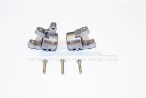 ALUMINIUM C HUB - AXIAL SCX10 II - Gun silver - SCX2019-GS