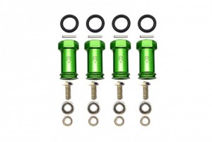 GPM ERV010/+20MM ALLOY HEX ADAPTOR +20mm TRAXXAS 1/16 MINI E-REVO Buggy - GREEN - ERV010/+20MM-G