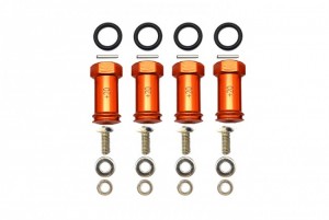 GPM ERV010/+20MM ALLOY HEX ADAPTOR +20mm TRAXXAS 1/16 MINI E-REVO Buggy - ORANGE - ERV010/+20MM-OR