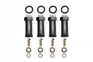 GPM ERV010/+25MM ALLOY HEX ADAPTOR +25mm TRAXXAS 1/16 MINI E-REVO Buggy - ERV010/+25MM-BK