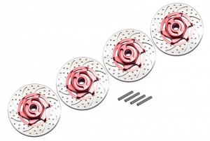 GPM ERV010A/DISK ALLOY BRAKE DISK HEX ADAPTORS TRAXXAS 1/16 MINI E-REVO - ERV010A/DISK-R - ERV010A/DISK-R