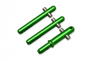 GPM MAFT201FR ALUMINUM FRONT & REAR BODY POST ARRMA 1/7 4WD FIRETEAM TACTICAL UNIT 6S BLX SPEED ASSAULT VEHICLE ARA7618 - GREEN - MAFT201FR-G