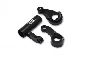 GPM SKE048 ALUMINUM STEERING ASSEMBLY TEAM CORALLY 1/10 SKETER XL4S BRUSHLESS MOSTER TRUCK C-00191 - SKE048-BK