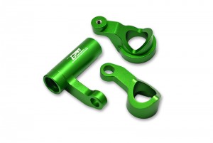 GPM SKE048 ALUMINUM STEERING ASSEMBLY TEAM CORALLY 1/10 SKETER XL4S BRUSHLESS MOSTER TRUCK C-00191 - GREEN - SKE048-G