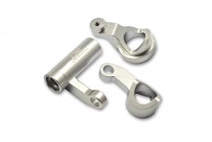 GPM SKE048 ALUMINUM STEERING ASSEMBLY TEAM CORALLY 1/10 SKETER XL4S BRUSHLESS MOSTER TRUCK C-00191 - SILVER - SKE048-S