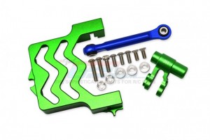 GPM TXM024N ALUMINUM SERVO MOUNT W/ ALUMINUM TIE ROD - 25T ALUMINUM SERVO HORN 1/5 TRAXXAS 4WD X-MAXX 6S 8S MONSTER - TXM024N-G