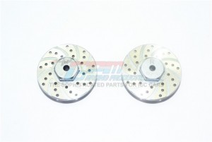 GPM MYT010AR/DA ALUMINUM REAR BRAKE DISK WITH SILVER LINING AXIAL RACING 1/18 YETI JR SCORE TROPHY TRUCK AX90052 - MYT010AR/DA-GS