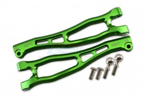 GPM MAFT5407 ALUMINUM FRONT UPPER ARMS ARRMA 1/7 4WD FIRETEAM TACTICAL UNIT 6S BLX SPEED ASSAULT VEHICLE ARA7618 - GREEN - MAFT5407-G