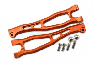 GPM MAFT5407 ALUMINUM FRONT UPPER ARMS ARRMA 1/7 4WD FIRETEAM TACTICAL UNIT 6S BLX SPEED ASSAULT VEHICLE ARA7618 - MAFT5407-OR