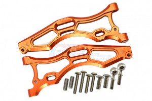 GPM MAFT5507 ALUMINUM FRONT LOWER ARMS ARRMA 1/7 4WD FIRETEAM TACTICAL UNIT 6S BLX SPEED ASSAULT VEHICLE ARA7618 - MAFT5507-OR