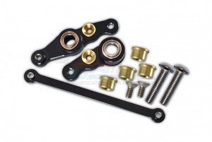 GPM DF1048 ALLOY STEERING ASSEMBLY W/ BALL BEARINGS FOR TAMIYA DF01 MANTA RAY - DF1048-BK