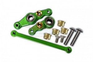 GPM DF1048 ALLOY STEERING ASSEMBLY W/ BALL BEARINGS FOR TAMIYA DF01 MANTA RAY - DF1048-G