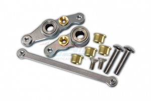 GPM DF1048 ALLOY STEERING ASSEMBLY W/ BALL BEARINGS FOR TAMIYA DF01 MANTA RAY - DF1048-GS
