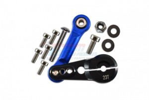 GPM MAK16023T ALUMINUM TIE ROD SERVO HORN - 23T ARRMA 1/7 4WD MOJAVE / LIMITLESS / INFRACTION - BLACK - MAK16023T-BK