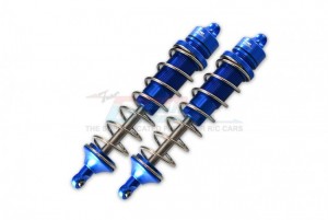 GPM SKE130F/R ALUMINUM FRONT / REAR ADJUSTABLE DAMPERS 130mm TEAM CORALLY-1/10 SKETER XL4S BRUSHLESS MOSTER TRUCK C-00191 - BLUE - SKE130F/R-B-S