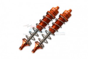 GPM SKE130F/R ALUMINUM FRONT / REAR ADJUSTABLE DAMPERS 130mm TEAM CORALLY-1/10 SKETER XL4S BRUSHLESS MOSTER TRUCK C-00191 - ORANGE - SKE130F/R-OR-S