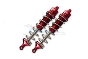 GPM SKE130F/R ALUMINUM FRONT / REAR ADJUSTABLE DAMPERS 130mm TEAM CORALLY-1/10 SKETER XL4S BRUSHLESS MOSTER TRUCK C-00191 - RED - SKE130F/R-R-S