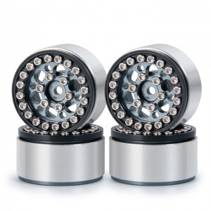 Aluminium Wheel Rims Set For 1/24 Axial Racing SCX24 RC Crawler Car - SCX24-015/TI
