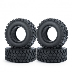 Rubber Tyres Set 50 x 20 / 54 x 23mm  For 1/24 Axial Racing SCX24 RC Crawler Car - 50x20mm - SCX24-017/1