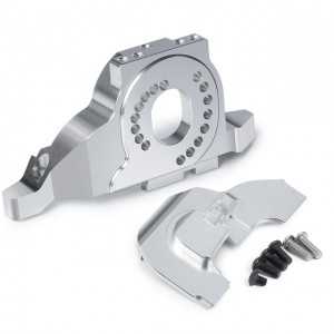 Aluminum Alloy Heatsink Motor Mount For 1/10 RC TRAXXAS TRX-4 Bronco - SILVER - TRX4-003/SI