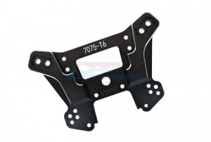 GPM SLE028 ALUMINUM 7075-T6 FRONT DAMPER PLATE TRAXXAS 1/8 4WD SLEDGE MONSTER TRUCK 95076-4 - SLE028-BK