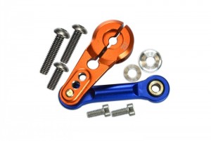 GPM MAK16025T ALUMINUM TIE ROD  SERVO HORN - 25T ARRMA 1/8 4WD KRATON / TALION  / OUTCAST / TYPHON 6S BLX - ORANGE - MAK16025T-OR