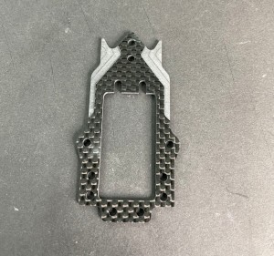 3RACING SAK-D5643 Graphite servo Plate 1/10 RC SAKURA D5 MR Car - SAK-D5643