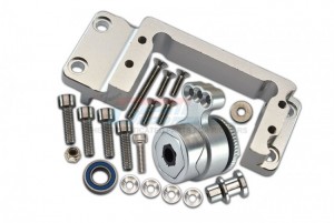 GPM MAKX024A ALUMINUM SERVO MOUNT WITH BUILT-IN SERVO HORN - 25T ARRMA 1/5 4WD KRATON / OUTCAST 8S BLX - MAKX024A-S