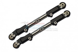 GPM SLE057S ALUMINUM REAR UPPER ARM TIE ROD TRAXXAS 1/8 4WD SLEDGE MONSTER TRUCK 95076 - SLE057S-BK