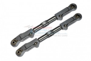 GPM SLE057S ALUMINUM REAR UPPER ARM TIE ROD TRAXXAS 1/8 4WD SLEDGE MONSTER TRUCK 95076 - SILVER - SLE057S-S