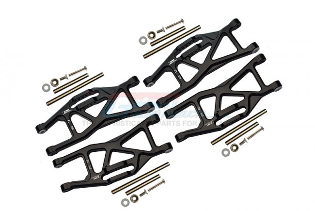 GPM TXMW055FR ALUMINIUM FRONT AND REAR LOWER ARMS TRAXXAS RC 1/10 4WD MAXX W/WIDE MAXX MONSTER TRUCK 89086