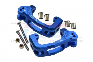 GPM SLE019 ALUMINUM 7075 T6 FRONT C HUBS CARRIER TRAXXAS RC 1/8 4WD SLEDGE MONSTER TRUCK 95076 - BLUE - SLE019-B
