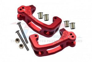 GPM SLE019 ALUMINUM 7075 T6 FRONT C HUBS CARRIER TRAXXAS RC 1/8 4WD SLEDGE MONSTER TRUCK 95076 - RED - SLE019-R