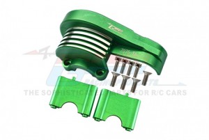 GPM SLE038GC ALUMINUM 7075-T6 MAIN GEAR COVER TRAXXAS RC 1/8 4WD SLEDGE MONSTER TRUCK 95076 - GREEN - SLE038GC-G