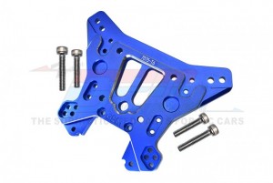 GPM SLE030 ALUMINUM 7075 T6 REAR DAMPER PLATE TRAXXAS 1/8 RC 4WD SLEDGE MONSTER TRUCK 95076 - BLUE - SLE030-B