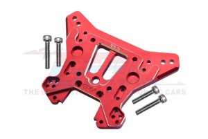 GPM SLE030 ALUMINUM 7075 T6 REAR DAMPER PLATE TRAXXAS 1/8 RC 4WD SLEDGE MONSTER TRUCK 95076 - RED - SLE030-R
