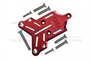 GPM SLE331F ALUMINUM 7075 T6 FRONT CHASSIS PROTECTION PLATE TRAXXAS 1/8 RC 4WD SLEDGE MONSTER TRUCK 95076 - RED - SLE331F-R