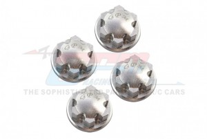 GPM SLE005 ALUMINUM 6061-T6 WHEEL LOCK TRAXXAS 1/8 RC 4WD SLEDGE MONSTER TRUCK 95076 - SILVER - SLE005-S