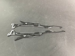 3RACING SAK-D5640 Graphite Side By Side Upper Deck For SAKURA D5 MR 1/10 DRIFT CAR - SAK-D5640