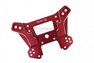GPM SLE028 ALUMINUM 7075-T6 FRONT DAMPER PLATE TRAXXAS 1/8 4WD SLEDGE MONSTER TRUCK 95076-4 - RED - SLE028-R