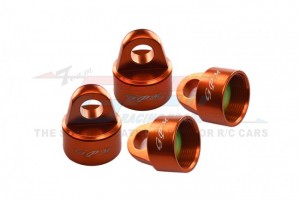 GPM SLEDP/CAP ALUMINUM 6061-T6 DAMPER TOP CAP FOR GPM AND ORIGINAL SHOCK ABSORBERS TRAXXAS 1/8 4WD SLEDGE MONSTER TRUCK 95076-4 - ORANGE - SLEDP/CAP-OR