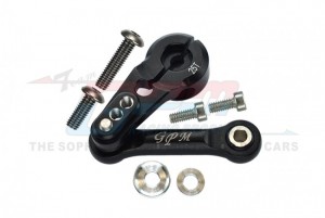 GPM SLE16025T ALUMINUM 6061-T6 TIE ROD+25T SERVO HORN TRAXXAS 1/8 4WD SLEDGE MONSTER TRUCK 95076-4 - SLE16025T-BK